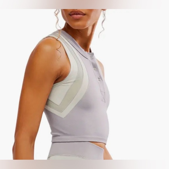 Free People Tops - 🆕 free People Movement top in lavender and gray size medium /large